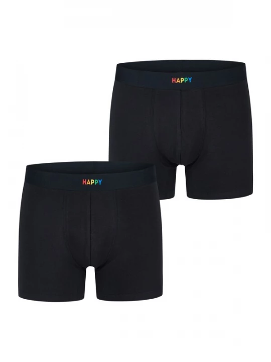 Foto van product Happy Shorts Boxershorts ' Jersey ' zwart