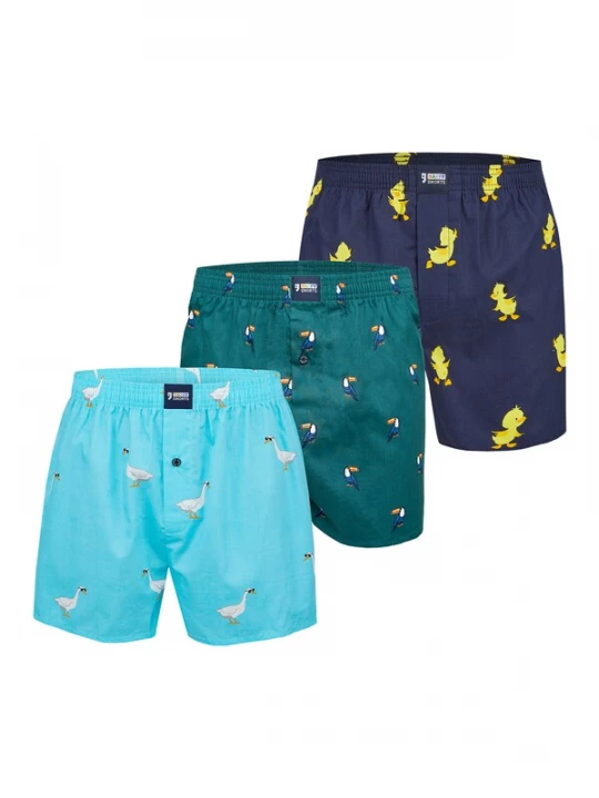 Foto van product Happy Shorts Boxershorts ' Motiv Mix ' gemengde kleuren