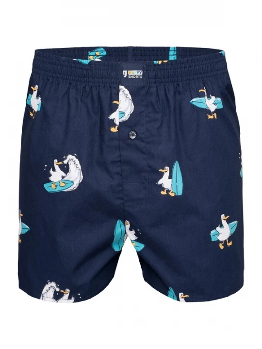 Foto van product Happy Shorts Boxershorts 'Motive' blauw / navy / geel / wit