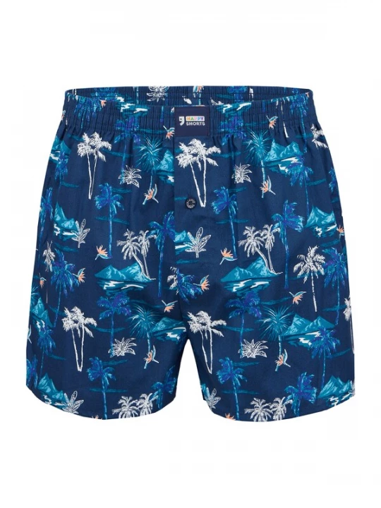 Foto van product Happy Shorts Boxershorts ' Motives ' blauw / gemengde kleuren