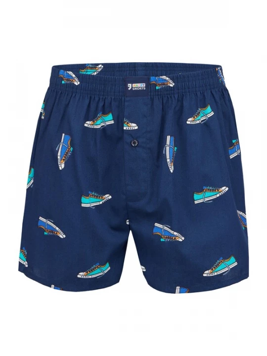 Foto van product Happy Shorts Boxershorts ' Motives ' donkerblauw