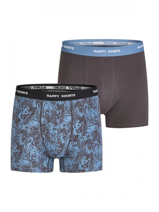 Foto van product Happy Shorts Boxershorts ' Oktober ' blauw / taupe