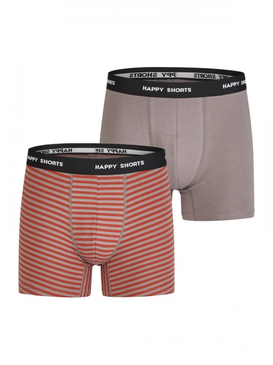 Foto van product Happy Shorts Boxershorts ' Oktoberparty ' grijs / rood
