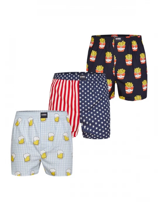 Foto van product Happy Shorts Boxershorts 'Print Sets' gemengde kleuren