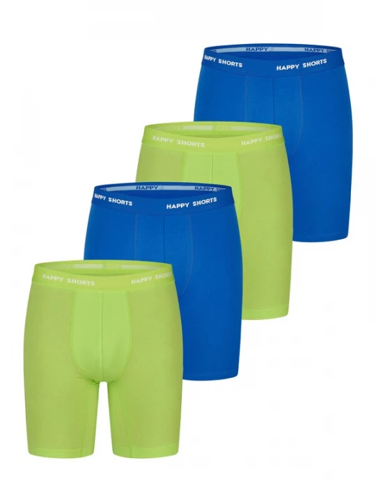 Foto van product Happy Shorts Boxershorts royal blue / koningsblauw / groen
