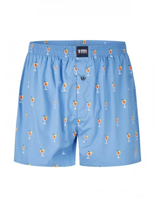 Foto van product Happy Shorts Boxershorts ' Sommer Style ' blauw / oranje