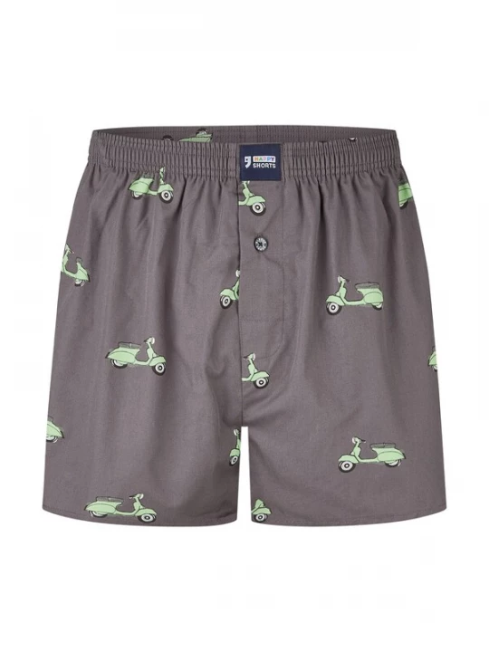 Foto van product Happy Shorts Boxershorts ' Sommer Style ' grijs / groen