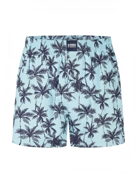 Foto van product Happy Shorts Boxershorts ' Sommer Style ' lichtblauw / zwart