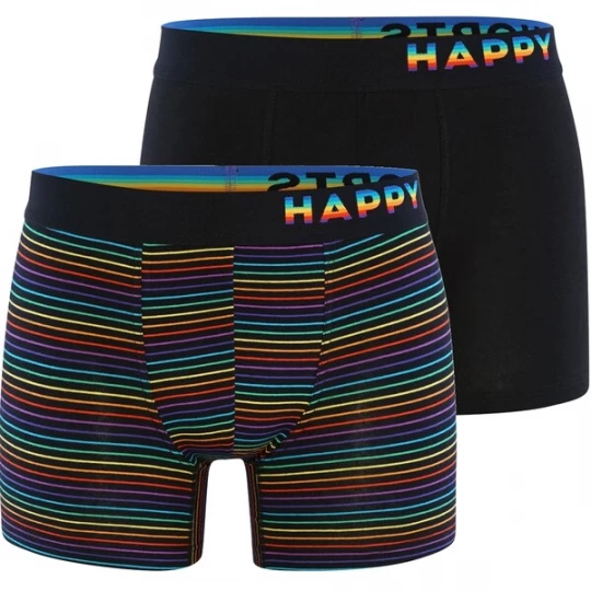 Foto van product Happy Shorts Boxershorts ' Trunks #2 ' gemengde kleuren / zwart