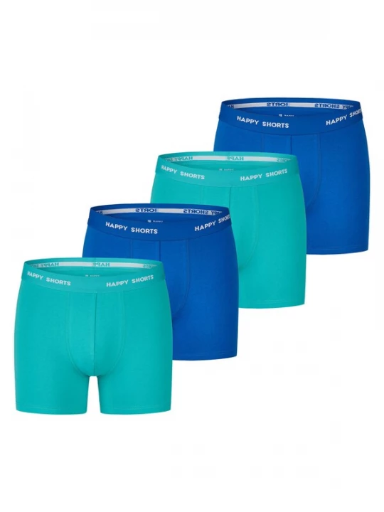 Foto van product Happy Shorts Boxershorts turquoise / kobaltblauw