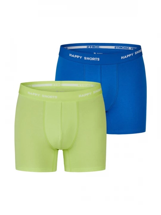 Foto van product Happy Shorts Onderbroek 'Neon' blauw / appel