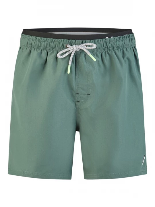 Foto van product Happy Shorts Zwemshorts 'Double Waistband' kaki
