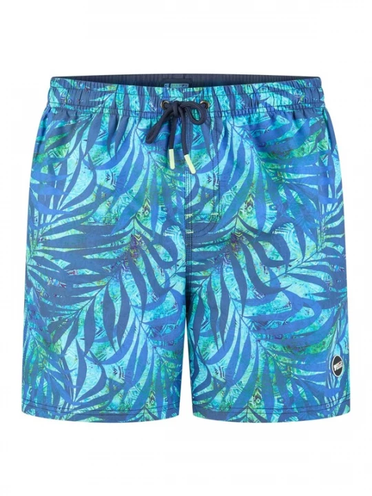 Foto van product Happy Shorts Zwemshorts 'HAPPY SHORTS Men`s Beach shorts Beach pants Shorts leaves S - XXL' blauw denim
