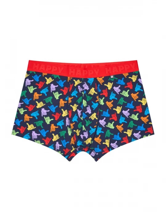 Foto van product Happy Socks Boxershorts marine / geel / groen / rood