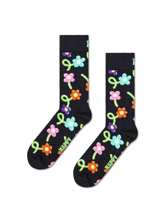 Foto van product Happy Socks Sokken 'Balloon Flower Sock' zwart