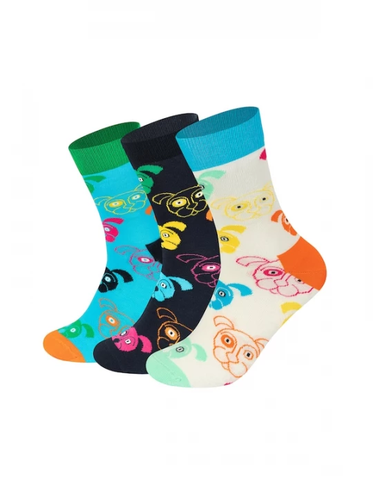 Foto van product Happy Socks Sokken 'Bavaria Edition' aqua / koraal / zwart / wit
