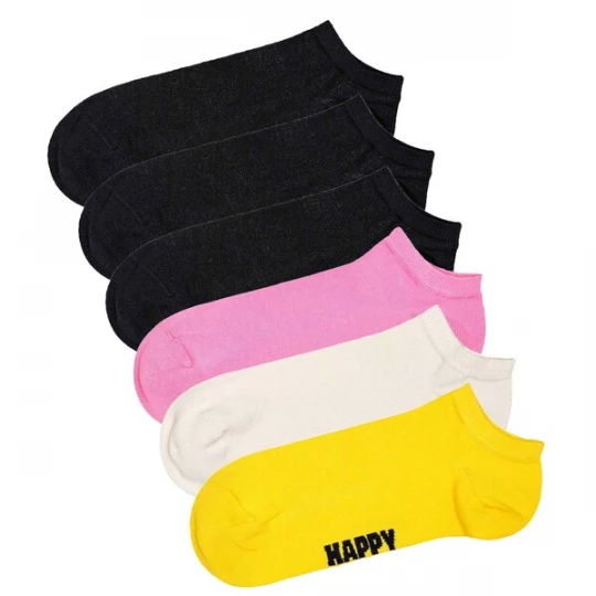 Foto van product Happy Socks Sokken beige / donkergeel / pink / zwart