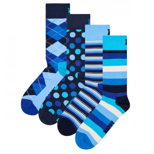 Foto van product Happy Socks Sokken blauw / indigo / hemelsblauw / zwart