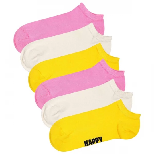 Foto van product Happy Socks Sokken geel / eosine / zwart / wit