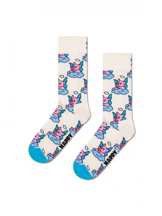 Foto van product Happy Socks Sokken 'Good Pig Sock' wit
