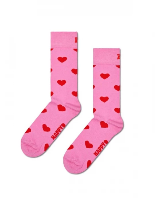 Foto van product Happy Socks Sokken 'Heart Sock Pink' rosa