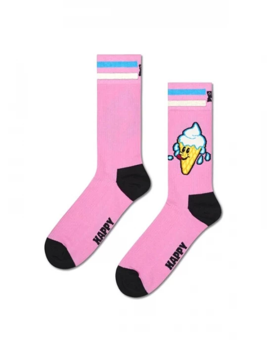 Foto van product Happy Socks Sokken 'Ice Cream Sukat' rosa