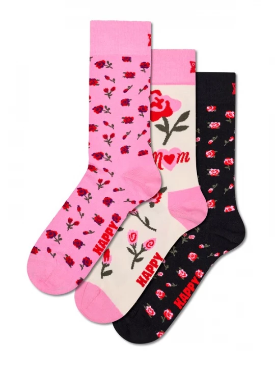 Foto van product Happy Socks Sokken lichtroze / rood / zwart / wit