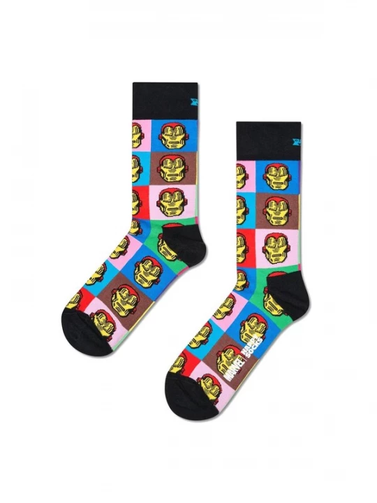 Foto van product Happy Socks Sokken 'Marvel Iron Man Sock' zwart