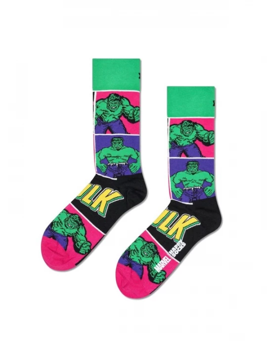 Foto van product Happy Socks Sokken 'Marvel The Hulk' groen