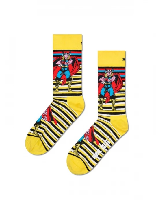 Foto van product Happy Socks Sokken 'Marvel Thor Sock' geel