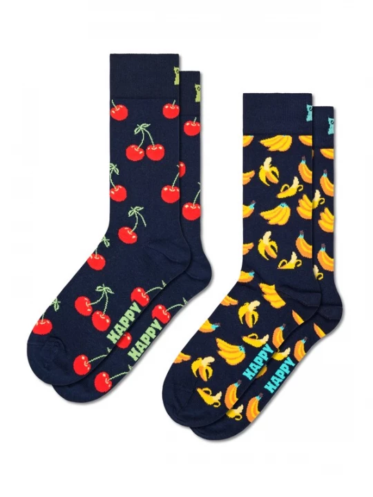 Foto van product Happy Socks Sokken nachtblauw / geel / zwart