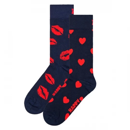 Foto van product Happy Socks Sokken navy / vuurrood