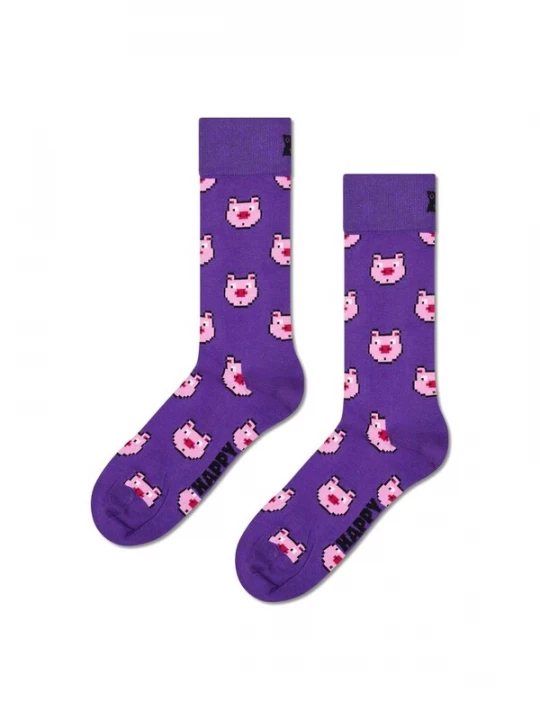 Foto van product Happy Socks Sokken 'Pig Sock' lila