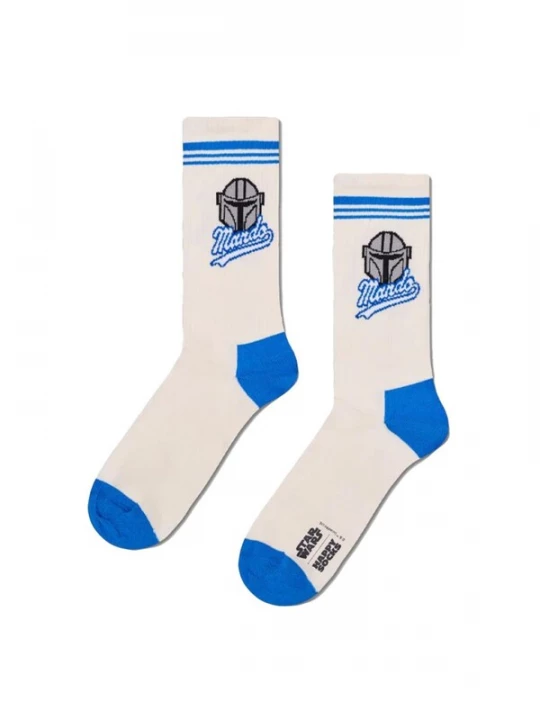 Foto van product Happy Socks Sokken 'Star Wars Mando' wit