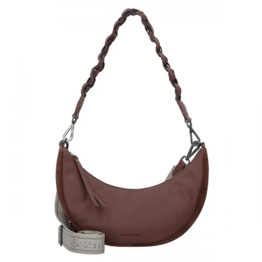 Foto van product Harbour 2nd Schoudertas 'Just Pure' cognac / grijs / lichtgrijs