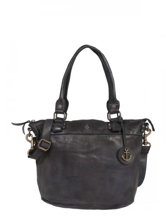 Foto van product Harbour 2nd Shopper 'Anchor Love Bianca' zwart