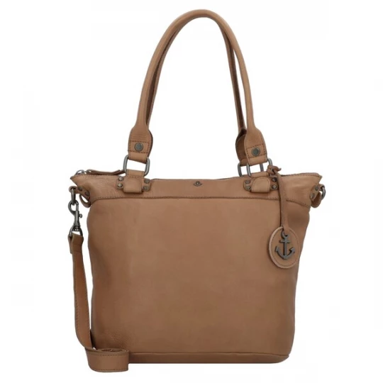 Foto van product Harbour 2nd Shopper 'Anchor Love' bruin