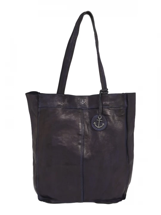 Foto van product Harbour 2nd Shopper 'Anchor Love Elbe 1' nachtblauw