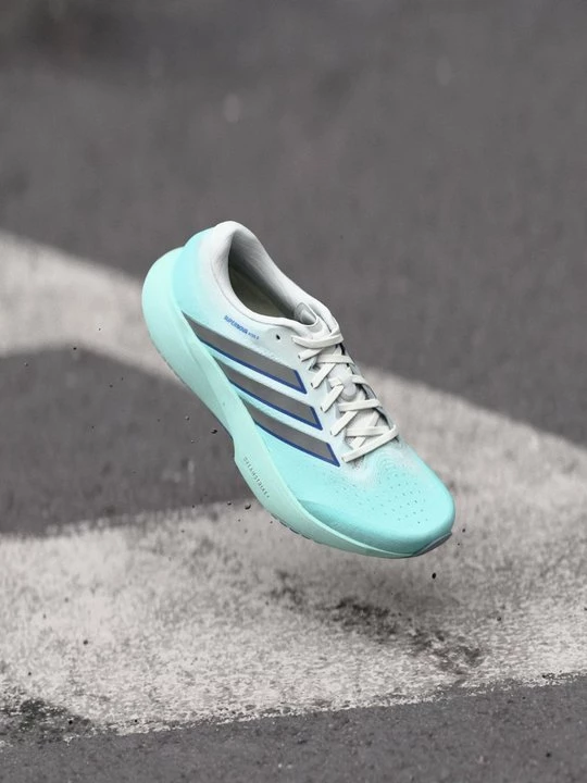 Foto van product Hardloopschoenen voor op de weg Adidas turquoise