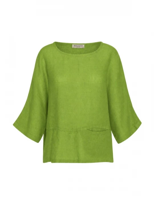 Foto van product Haris Cotton Blouse 'Haris Cotton' kiwi