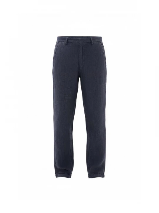 Foto van product Haris Cotton Broek 'Haris' zwart gemêleerd