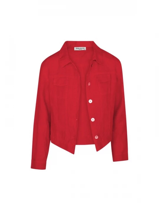 Foto van product Haris Cotton Tussenjas knalrood