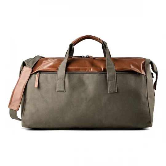 Foto van product Harold's Weekendtas 'Wax' bruin / mintgroen Harolds