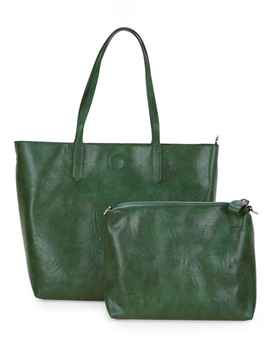 Foto van product HARPA Shopper 'MERIKA' donkergroen