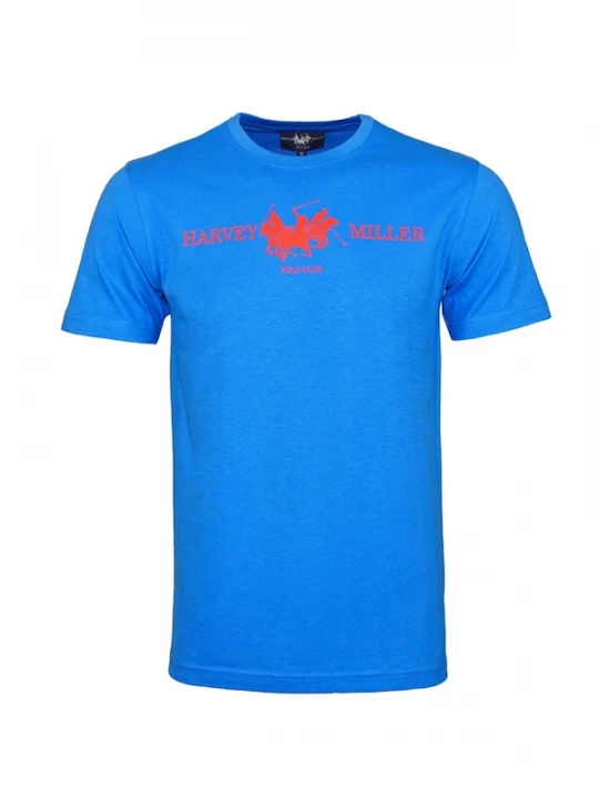 Foto van product HARVEY MILLER Shirt blauw / rood