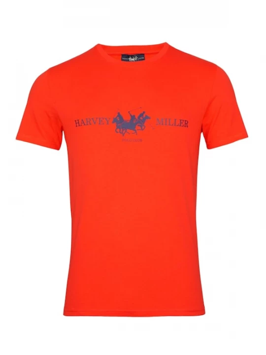 Foto van product HARVEY MILLER Shirt donkerblauw / rood