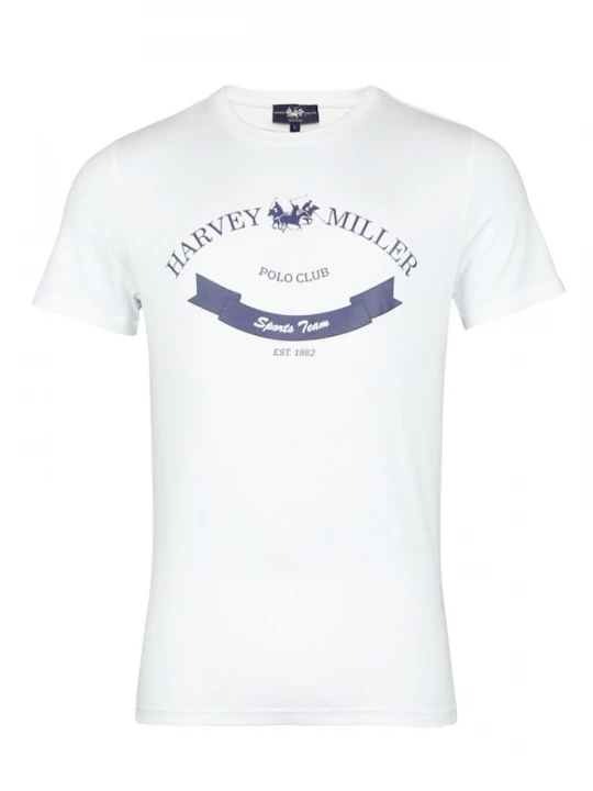 Foto van product HARVEY MILLER Shirt donkerblauw / wit
