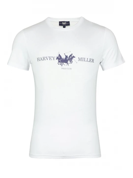 Foto van product HARVEY MILLER Shirt donkerblauw / wit