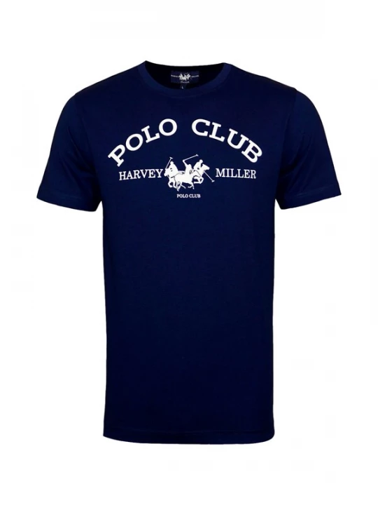 Foto van product HARVEY MILLER Shirt 'Polo Club' blauw / wit