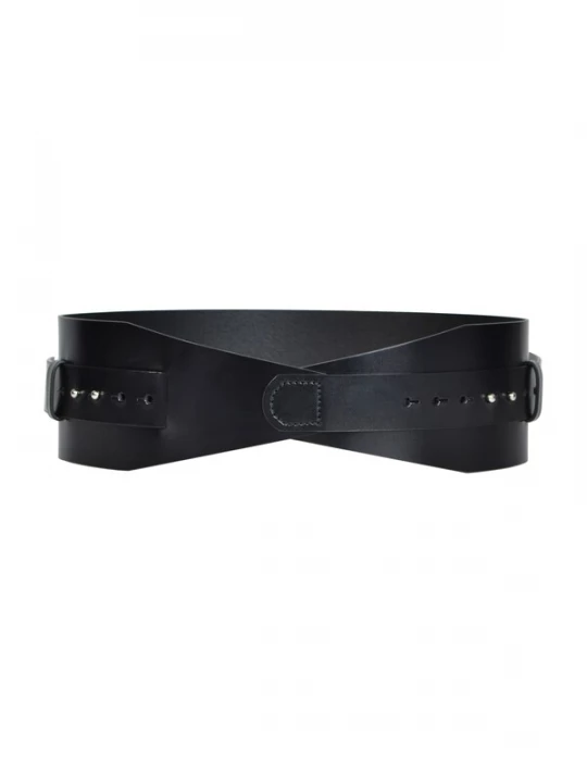Foto van product Haute Cuir Riem 'Calliopes Wide Belt' zwart